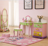 LEKEN Fairies Pink Dressing Table & Chair - Kids Haven